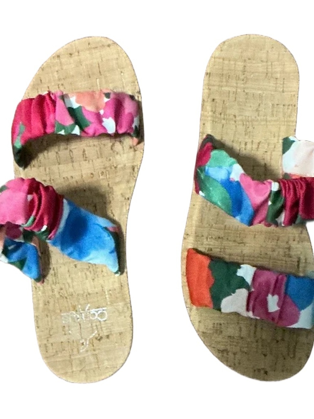 Women’s Floral Multi-Color Slide Sandals